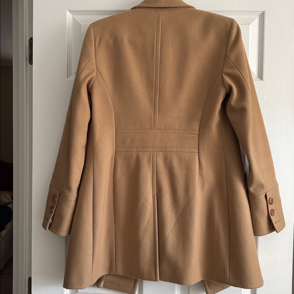 Express size 3/4 camel colored wool coat - Picture 5 of 5